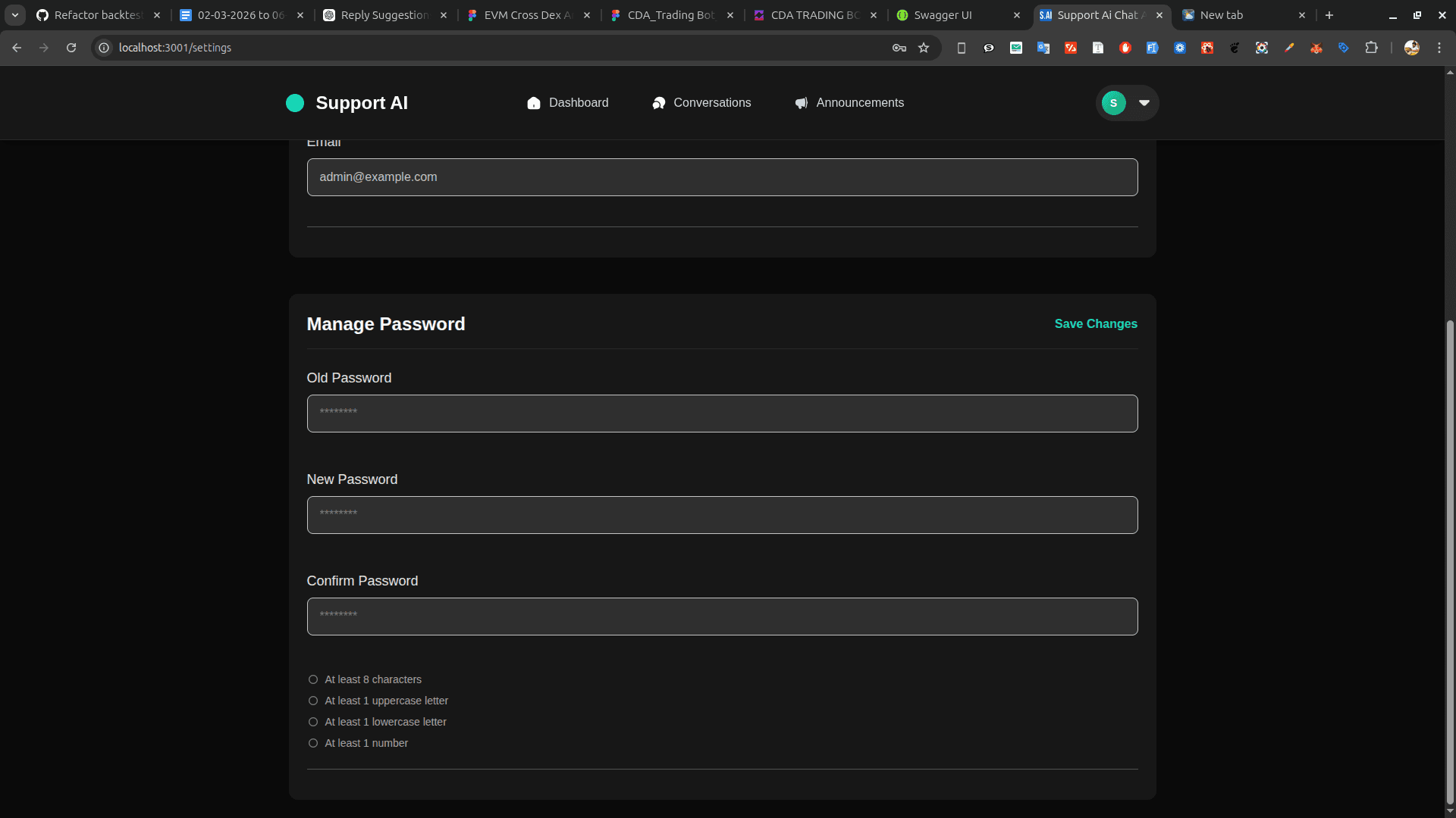 Support AI Bot 10