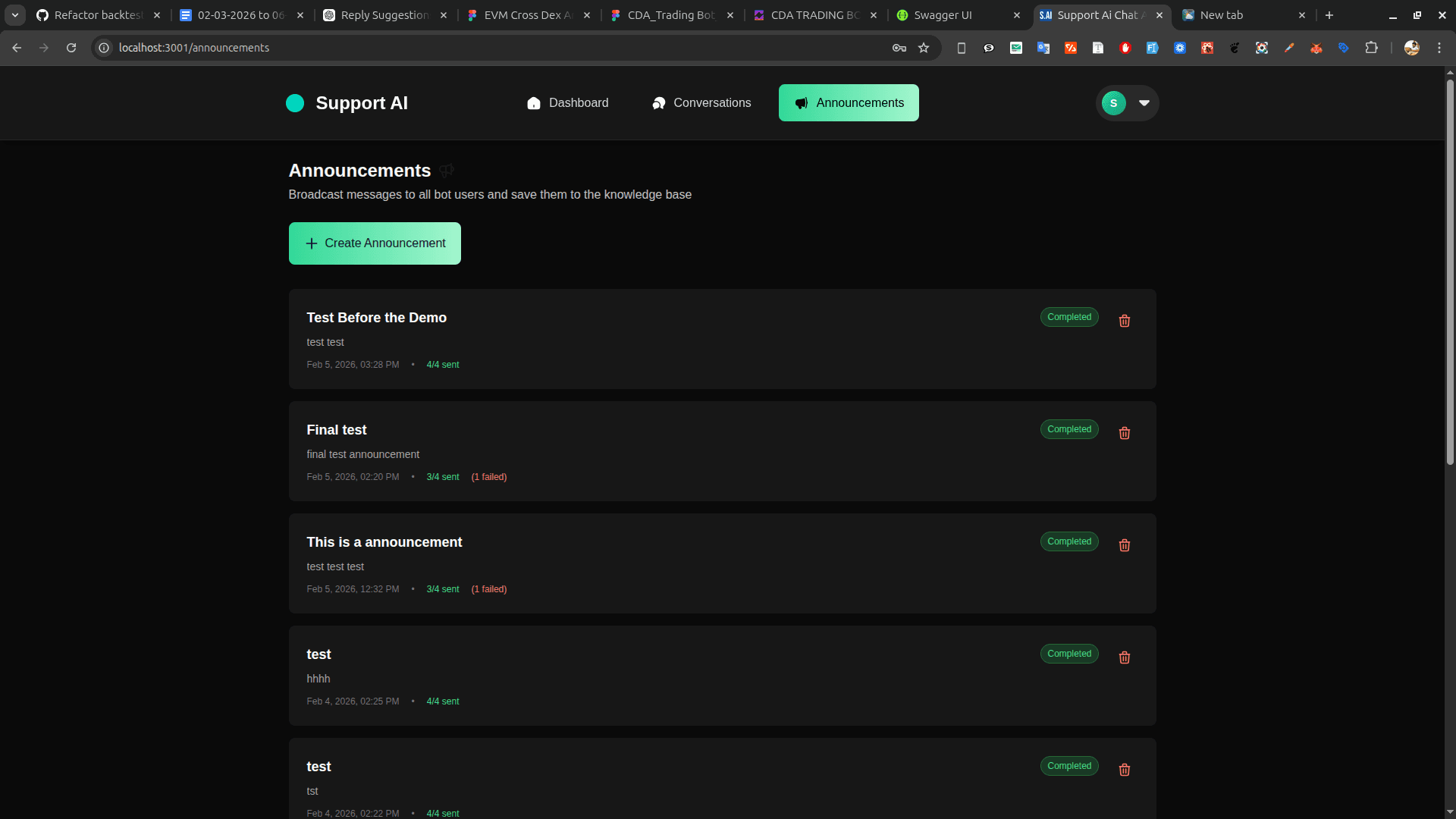 Support AI Bot 7